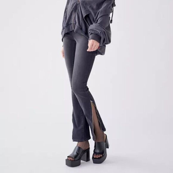 BDG Women's Ankle-Zip High Waisted Skinny Jean - Picture 8 of 11